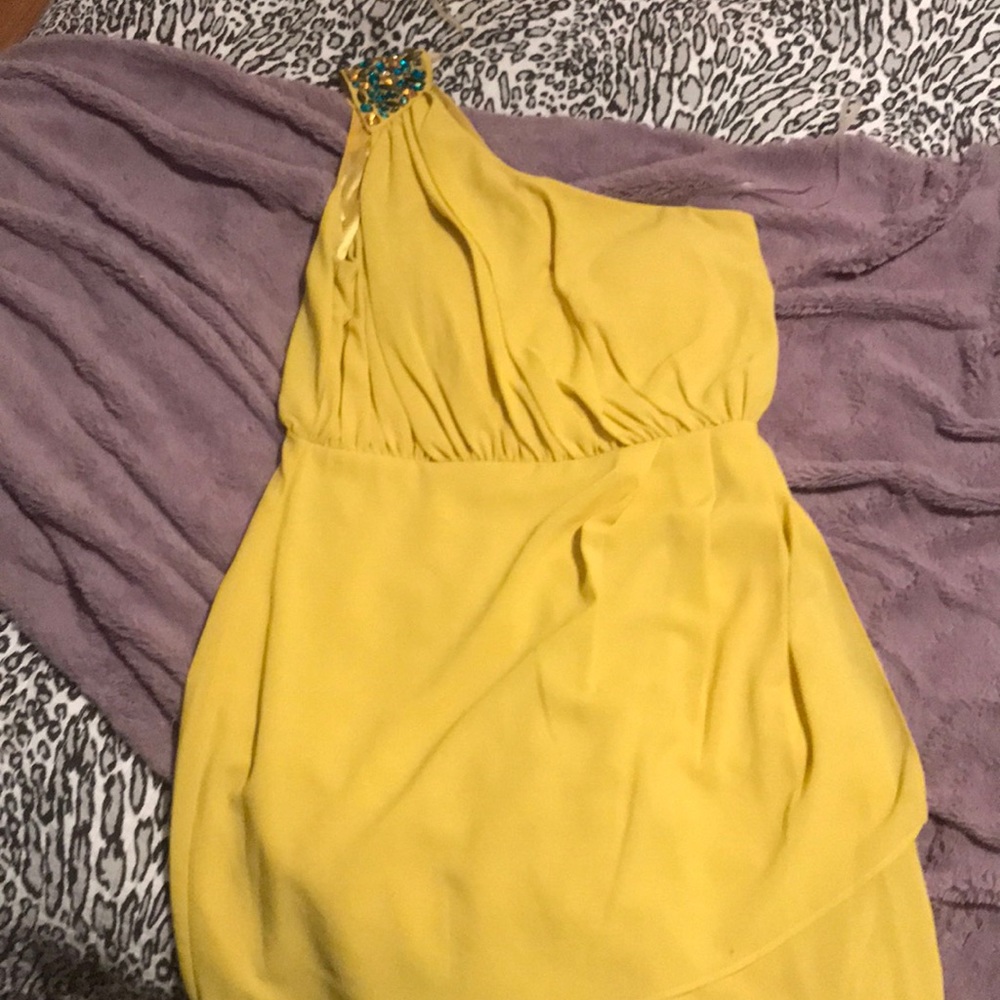 Gianni Binni Mustard Cocktail Dress 👗